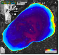 Anglers Edge map for Round Lake