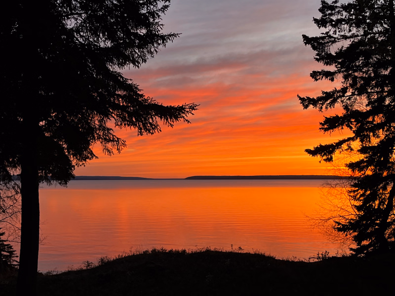 Waskesiu sunset Waskesiu sunset