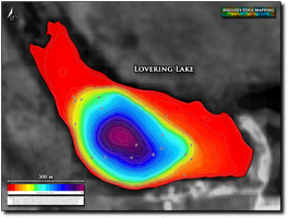Angler's Edge map for Lovering Lakes
