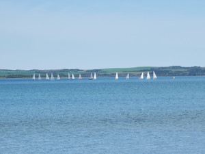 View from the east looking SW, Saskatoon Sailboat Club