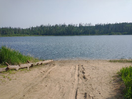 The sand boat launch.