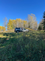 My truck in the parking area.