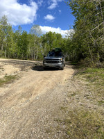 My truck at the boat launch.