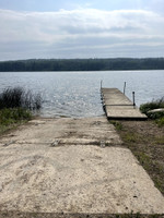 Cement launch and dock.