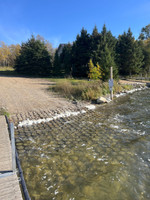 Cement launch and dock.