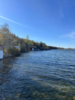 View of the shoreline from the launch.