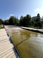 Cement launch and dock.