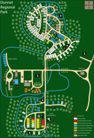 Map of the regional park. Map of the regional park.