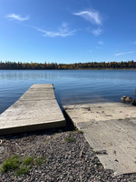 Cement launch and dock.