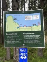 Signage near beach.