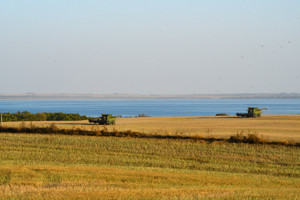View from the north looking south, near the new cabin area
