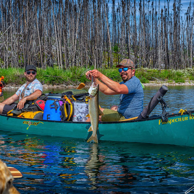 easy fishing while paddling the lake.