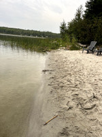 Sandy beach, the only one I found in the entire provincial park!