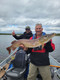 Large pike, camp owner and guide Jason behind me.
