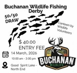 Poster for Buchanan Wildlife Fishing Derby