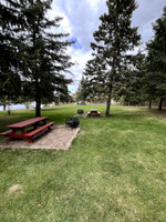 Picnic areas at the beach.