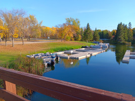 View of the marina.