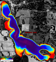 Angler's Edge map for Murray Lake