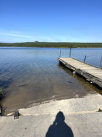 Cement launch and docks.