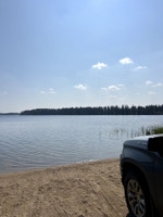 My truck at the boat launch.