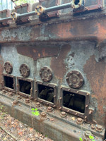 Abandoned uranium mine on the south end of the lake