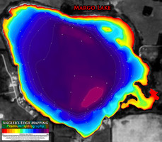 Angler's Edge map for Margo Lake