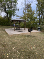 Covered picnic area.