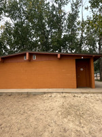 Changerooms/bathrooms at the beach.