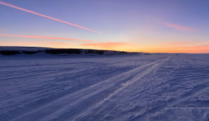 South Sask River near Sask Landing.