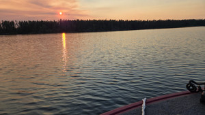 Late night fishing