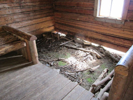 Beaver Lodge in Grey Owl&#039;s Cabin.