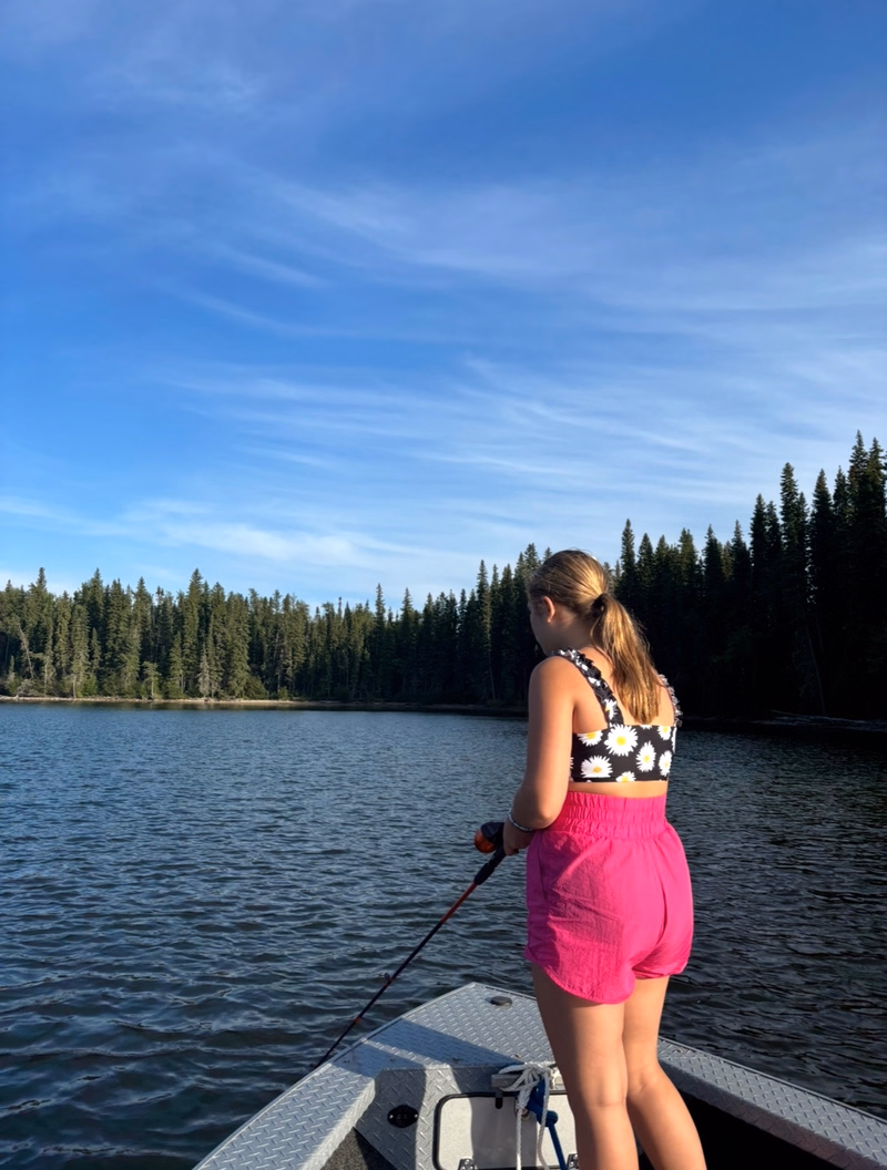 Fishing on East Trout Lake Fishing on East Trout Lake