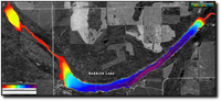 Anglers Edge map for Barrier Lake