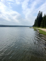 Lake shoreline.