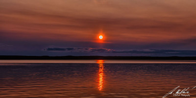 the campsite is a great location to get sunsets photos from