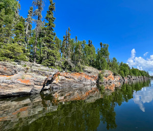 The perfect kayak spot to enjoy the lichen