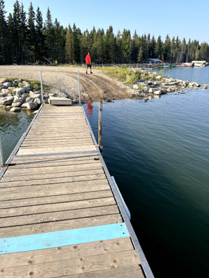 Boat launch and dock.
