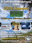 Poster for John Bosco Youth Wilderness Summer Camp