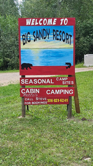 New sign for the resort!