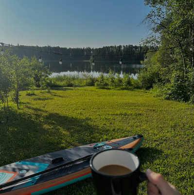 Morning coffee with a view 