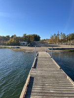 Cement launch and dock.