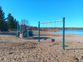 Playground on the beach