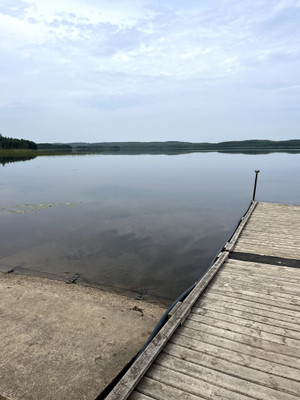 Cement launch and dock.
