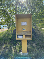 Honesty box at the beach/boat launch