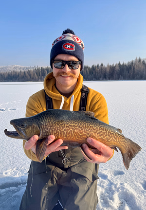 Some early ice fishing at Exner Lake!