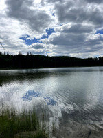 View of the lake.