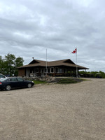 Golf course club house.