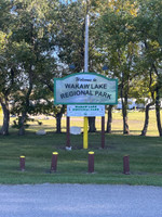 Wakaw Lake Regional Park entrance sign.