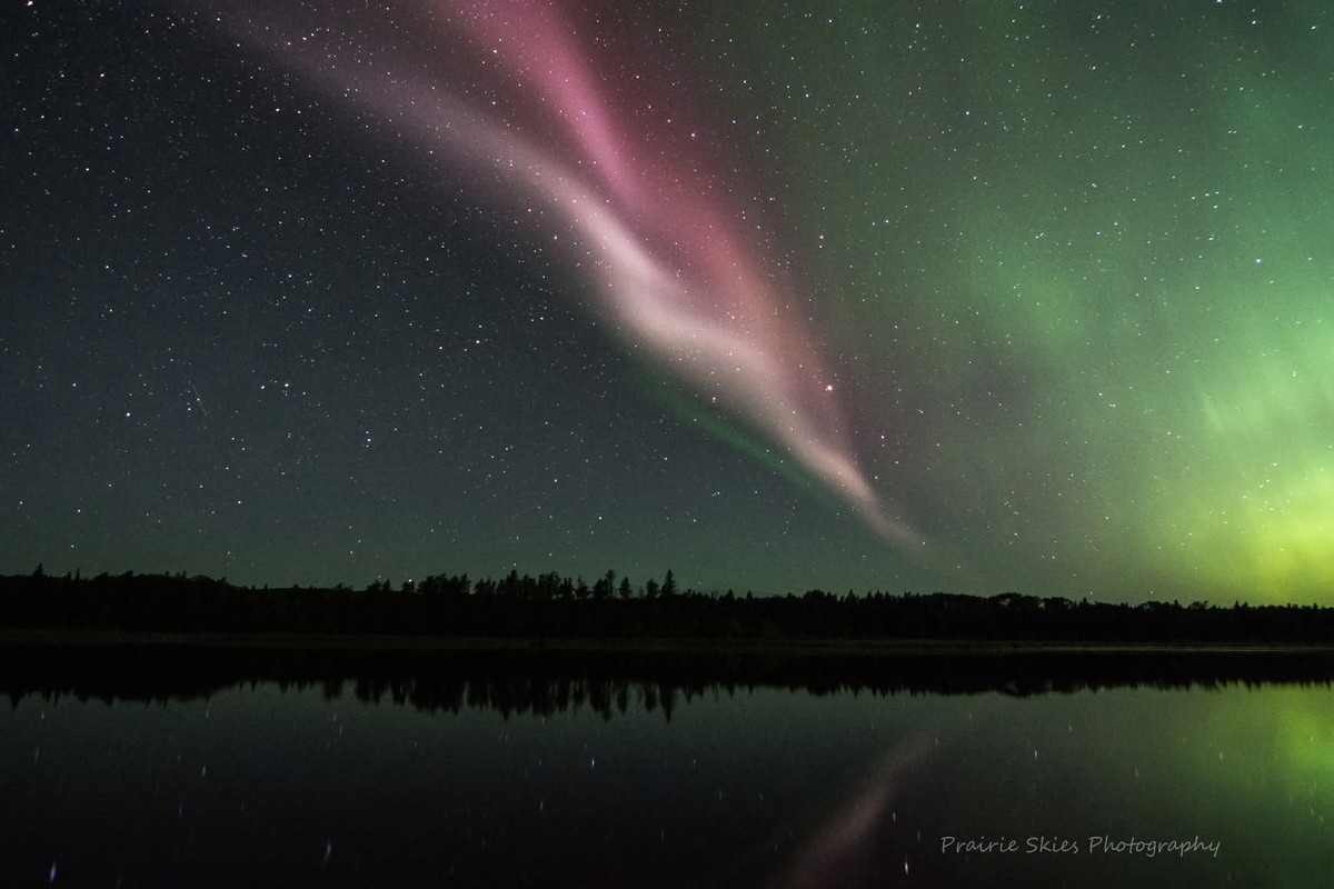 A beautiful summer night at Anglin Lake Saskatchewan 