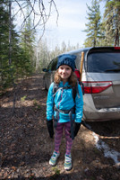 hiking some of the trails in the north half of the lake